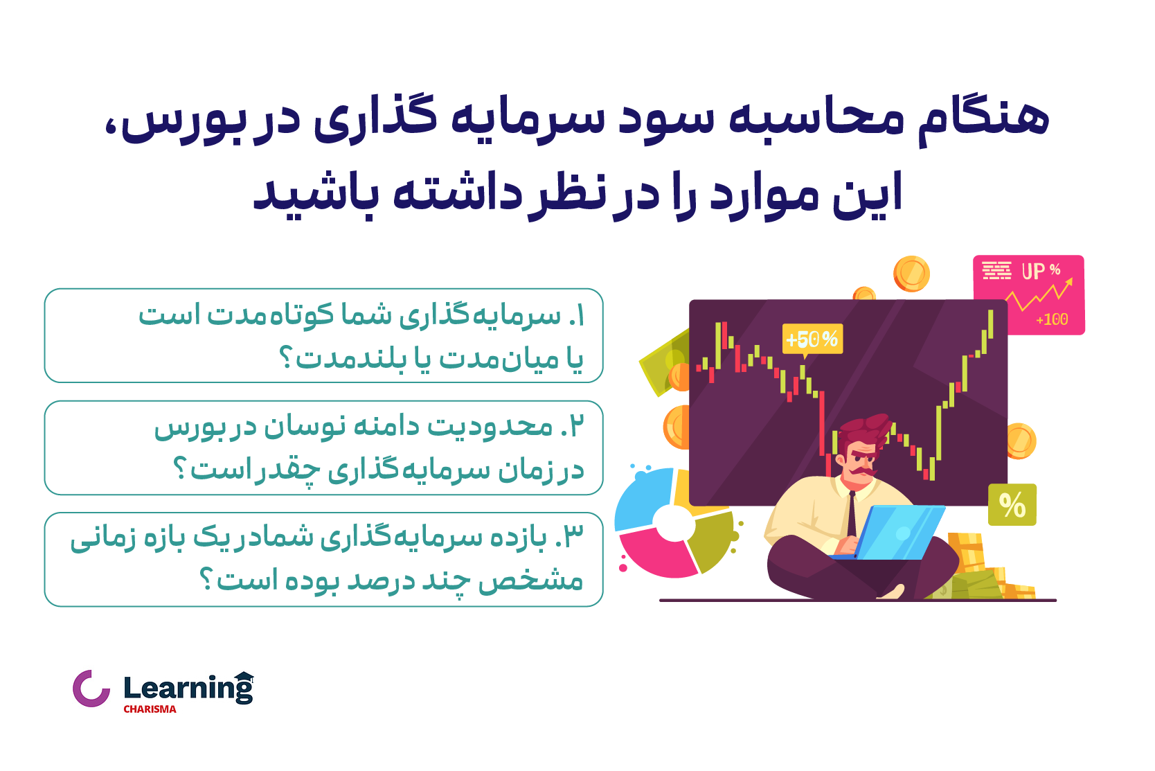 محاسبه سود سرمایه گذاری در بورس